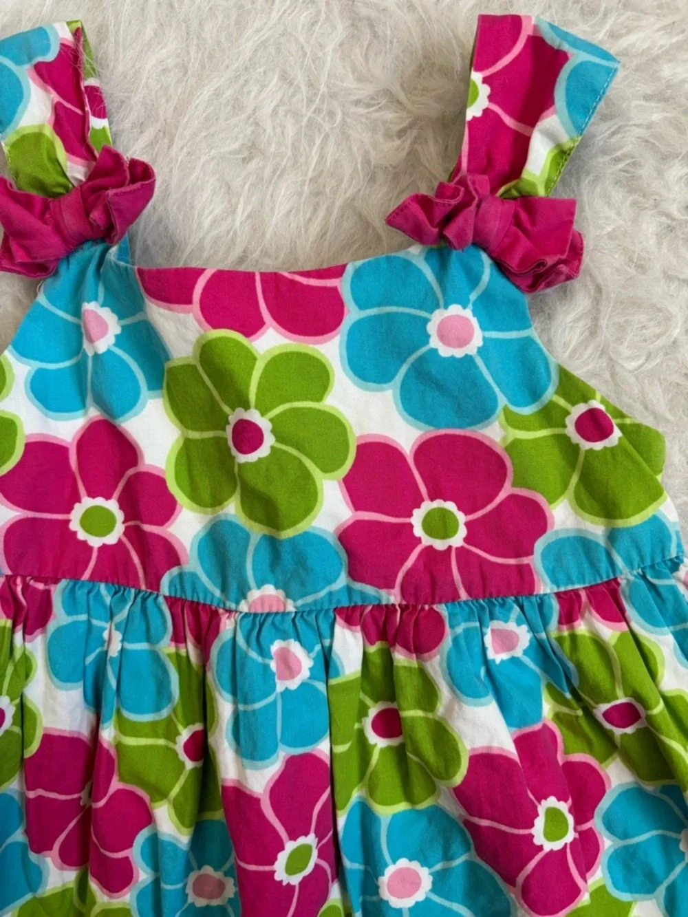 Gymboree Girls Colorful Floral AOP Sundress